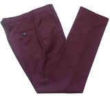 WINE RED BIRDSEYE WORSTED 3 PIECE SUIT