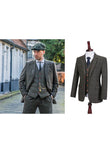 GREEN TATTERSALL TWEED 3 PIECE SUIT