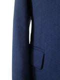 BDtailormade DARK BLUE BIRDSEYE WORSTED 3 PIECE SUIT - BDtailormade Worsted Suittweedmaker hockerty menstweedsuit