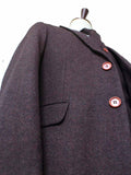 BDtailormade DARK BROWN BARLEYCORN TWEED 3 PIECE SUIT - BDtailormade TWEED SUITStweedmaker hockerty menstweedsuit