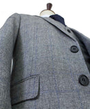 BDtailormade RETRO GREY PLAID TWEED 3 PIECE SUIT - BDtailormade TWEED SUITStweedmaker hockerty menstweedsuit