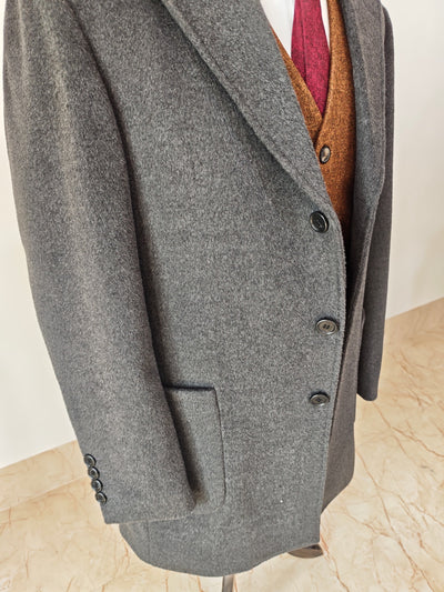 JACKET COLLAR THREE BUTTONS OVERCOAT