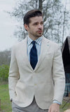 BEIGE MIX & MATCH LINEN 2 PIECE SUIT