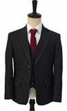 BLACK DENIM 3 PIECE SUIT
