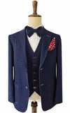 DARK BLUE DENIM 3 PIECE SUIT
