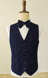 DARK BLUE DENIM 3 PIECE SUIT