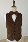 BROWN CORDUROY 3 PIECE SUIT