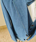 GREY BLUE DENIM 3 PIECE SUIT