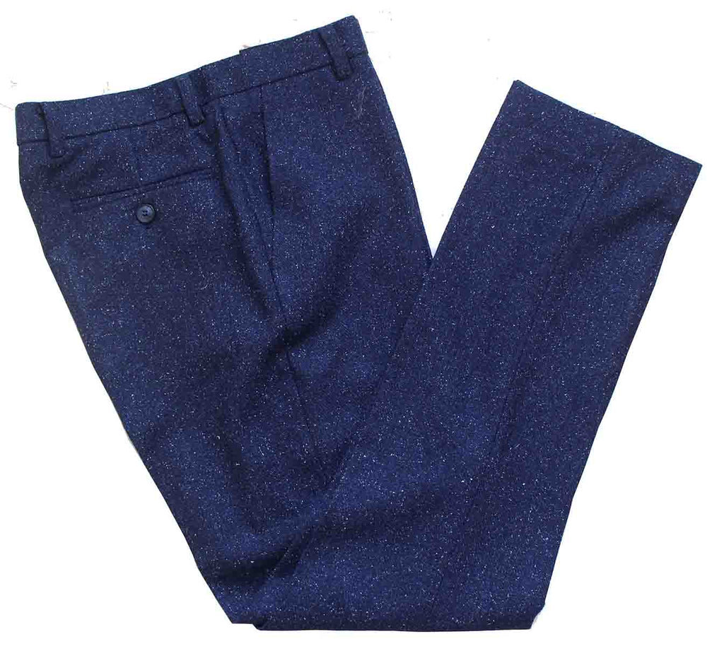 BDtailormade CLASSIC NAVY SPECKLE TWEED 3 PIECE SUIT - BDtailormade TWEED SUITStweedmaker hockerty menstweedsuit