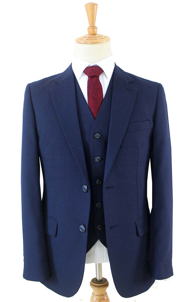 Sean John Men's Classic-fit Light Blue Pinstripe Suit Jacket for